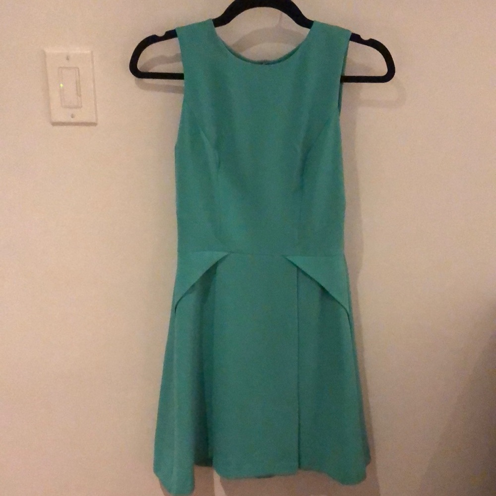 teal dress